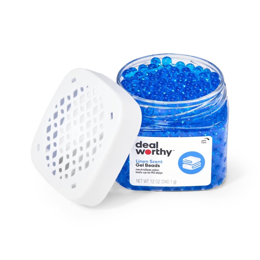 Home Fragrance Linen - 12oz Linen Scented Gel Beads, Non‑Powered