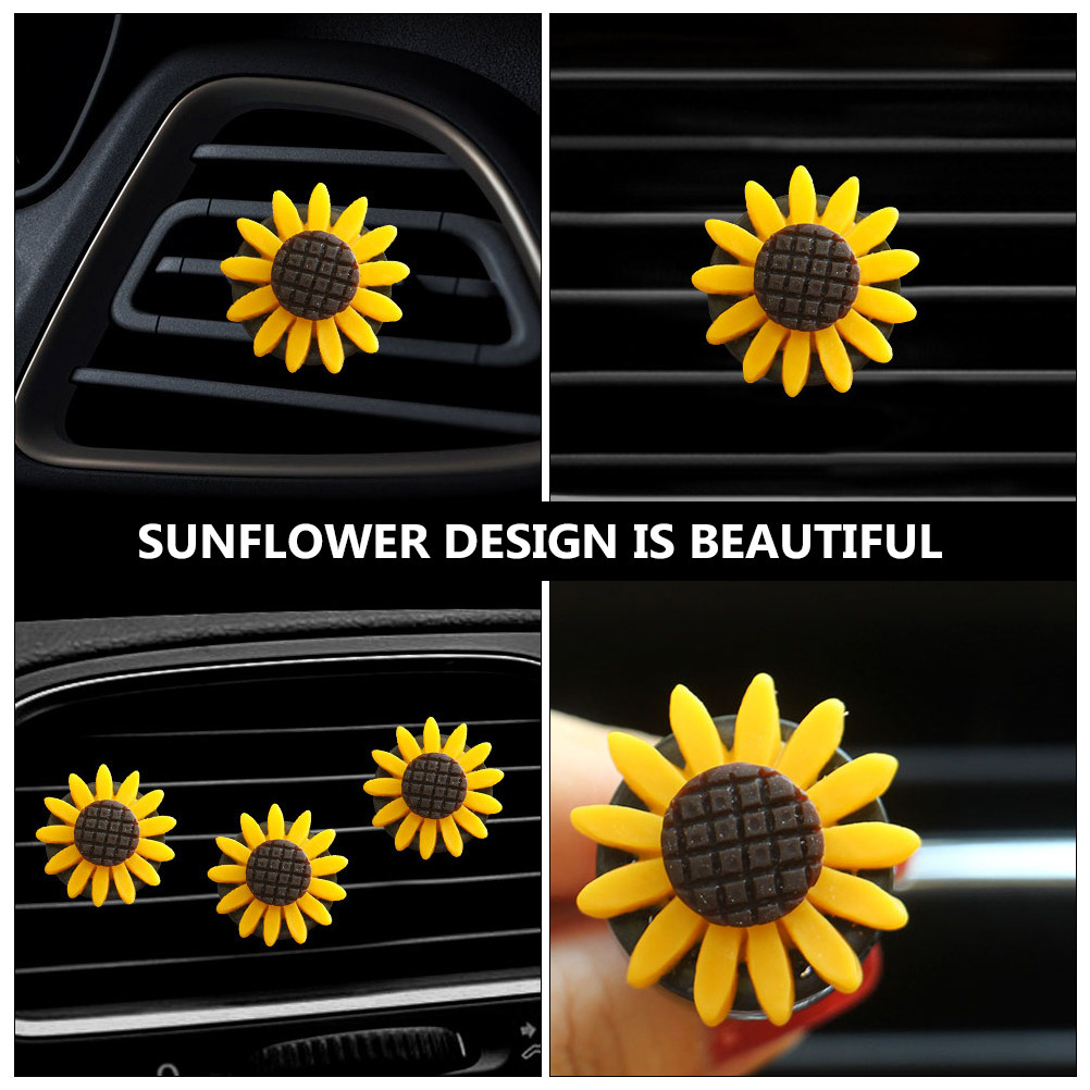 2Pcs Sunflower Car Aromatherap - đánh giá và giá Home Fragrance Kit