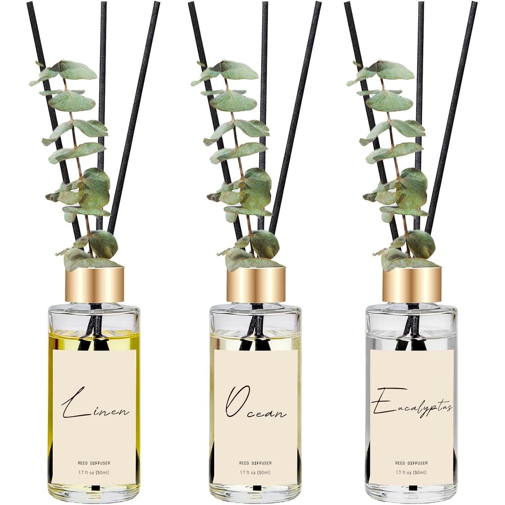 Set of 3 Eucalyptus, Linen & O - đánh giá và giá Home Fragrance Linen
