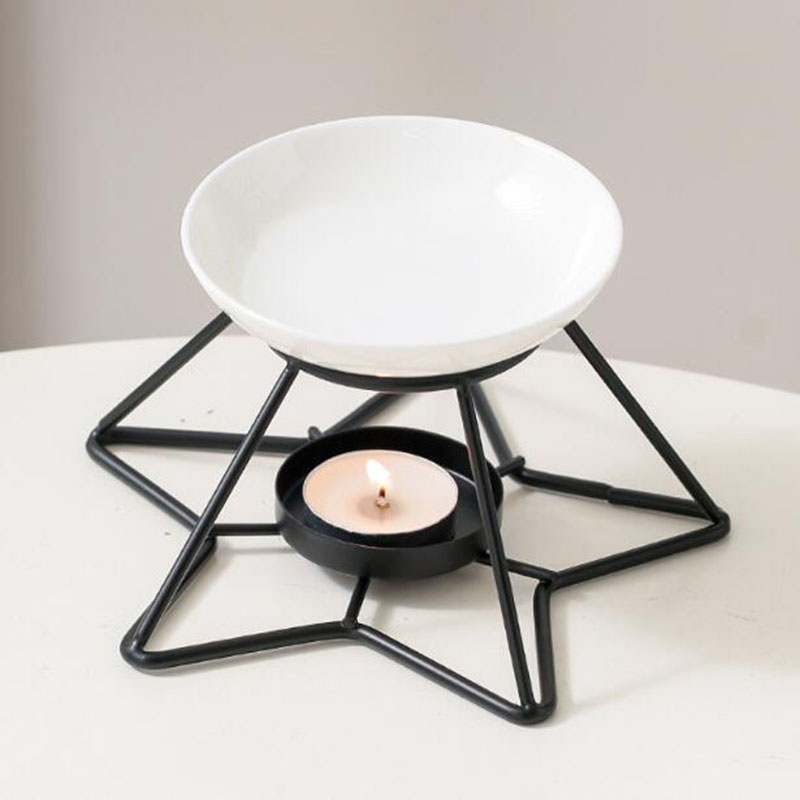 Metal Star Rack Ceramic Bowl A - đánh giá và giá Home Fragrance Oil Burner