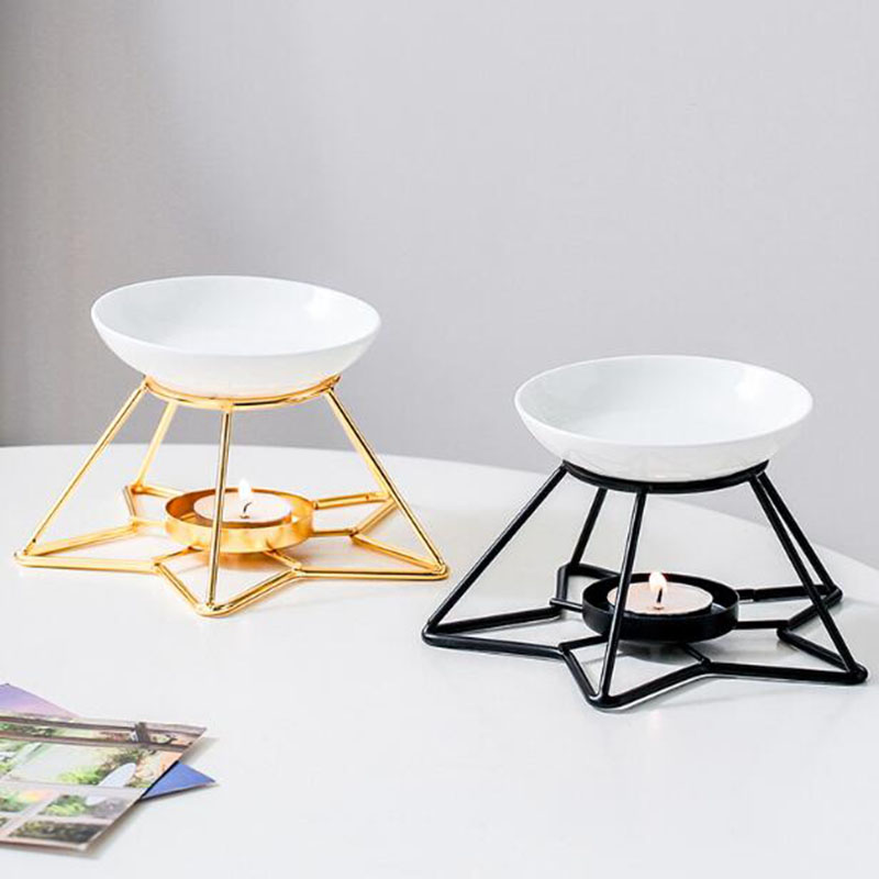 Metal Star Rack Ceramic Bowl A - đánh giá và giá Home Fragrance Oil Burner