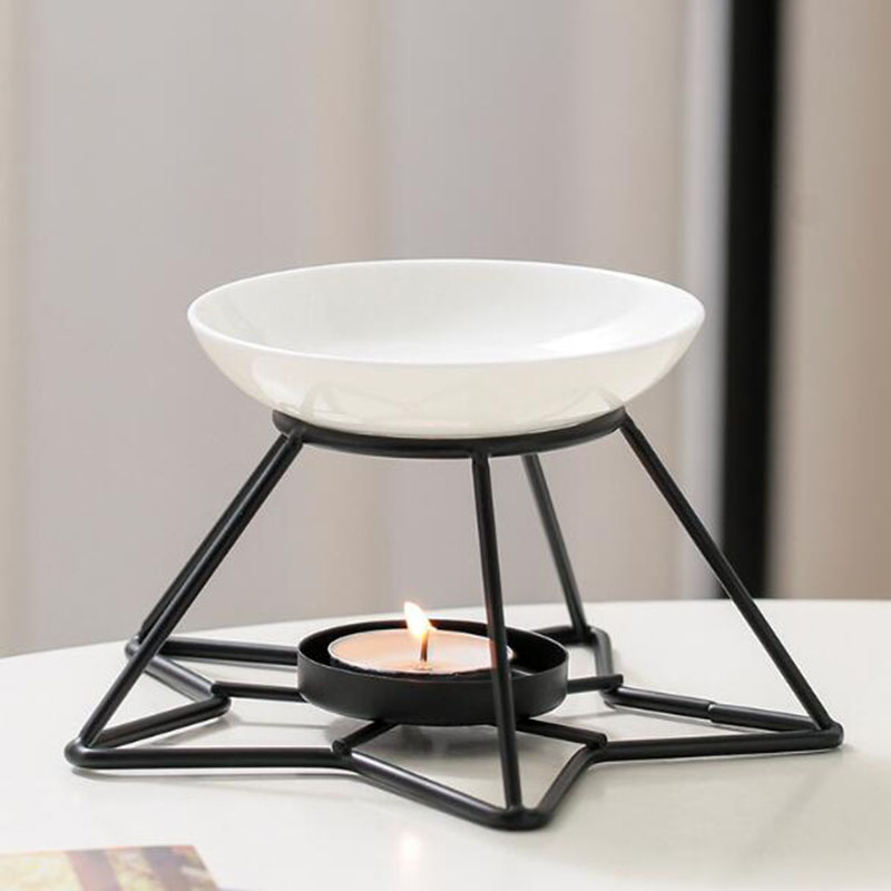 Metal Star Rack Ceramic Bowl A - đánh giá và giá Home Fragrance Oil Burner