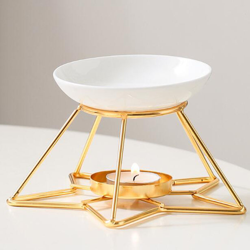 Metal Star Rack Ceramic Bowl A - đánh giá và giá Home Fragrance Oil Burner