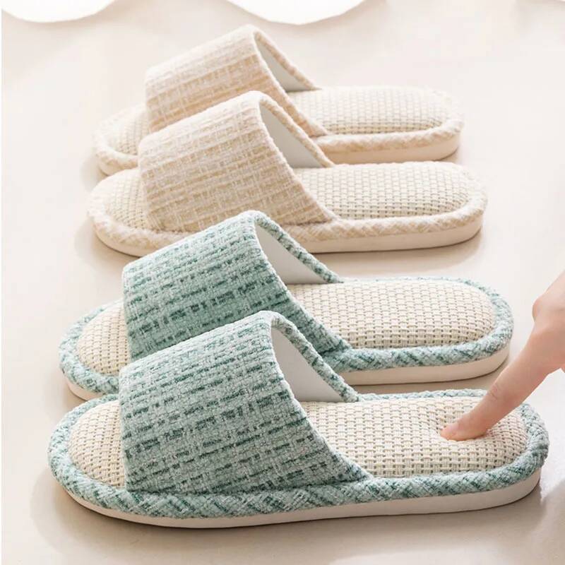 Women's Slippers Summer New Ja - đánh giá và giá Home Fragrance Linen