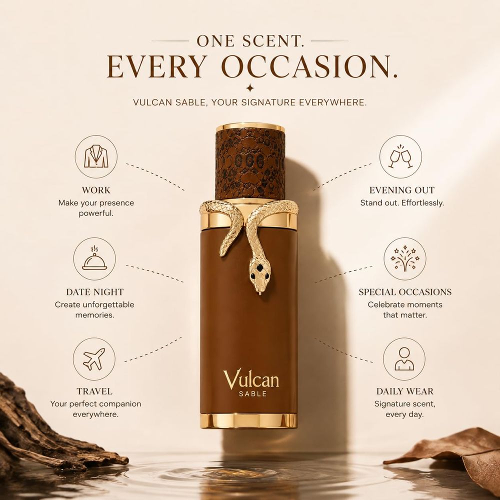 French Avenue Vulcan Sable EDP - đánh giá và giá Home Fragrance Dubai