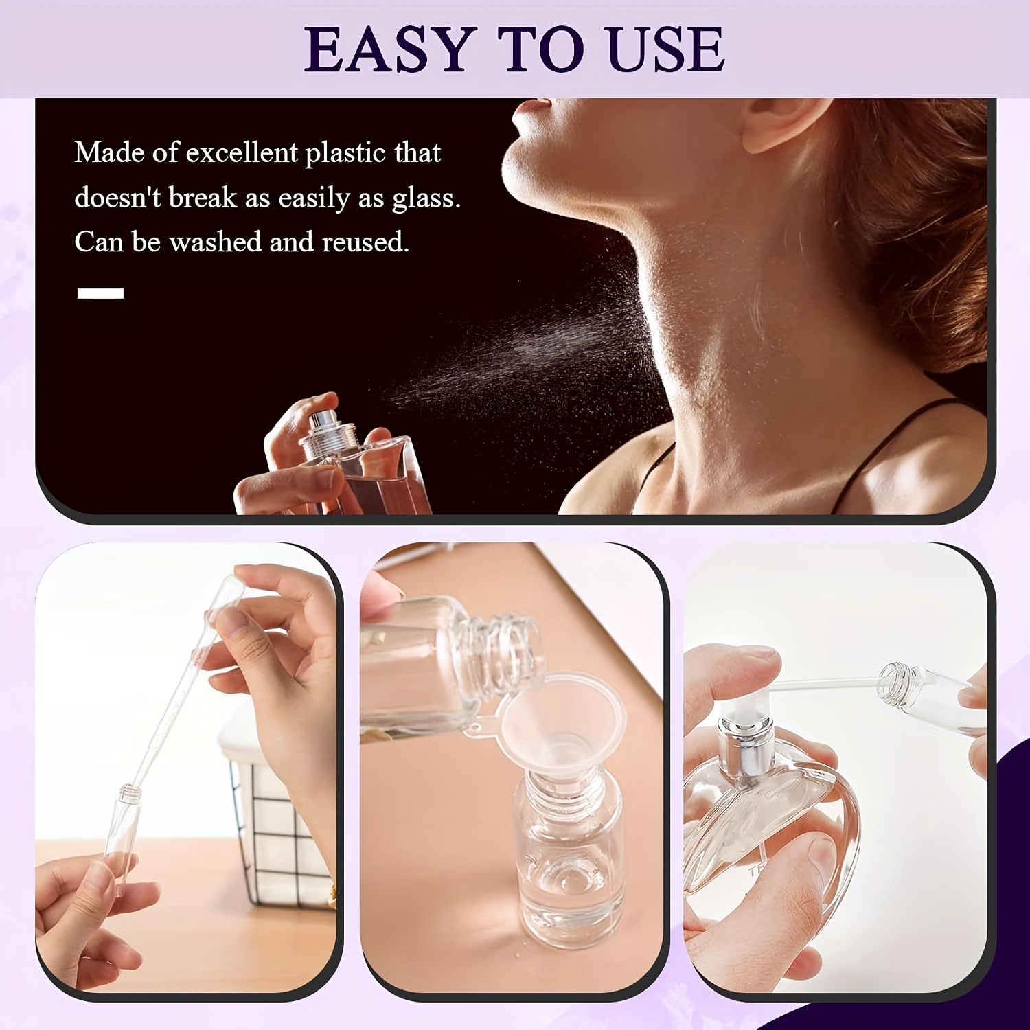 40-piece perfume refill set: f - đánh giá và giá Perfume Atomizer Travel