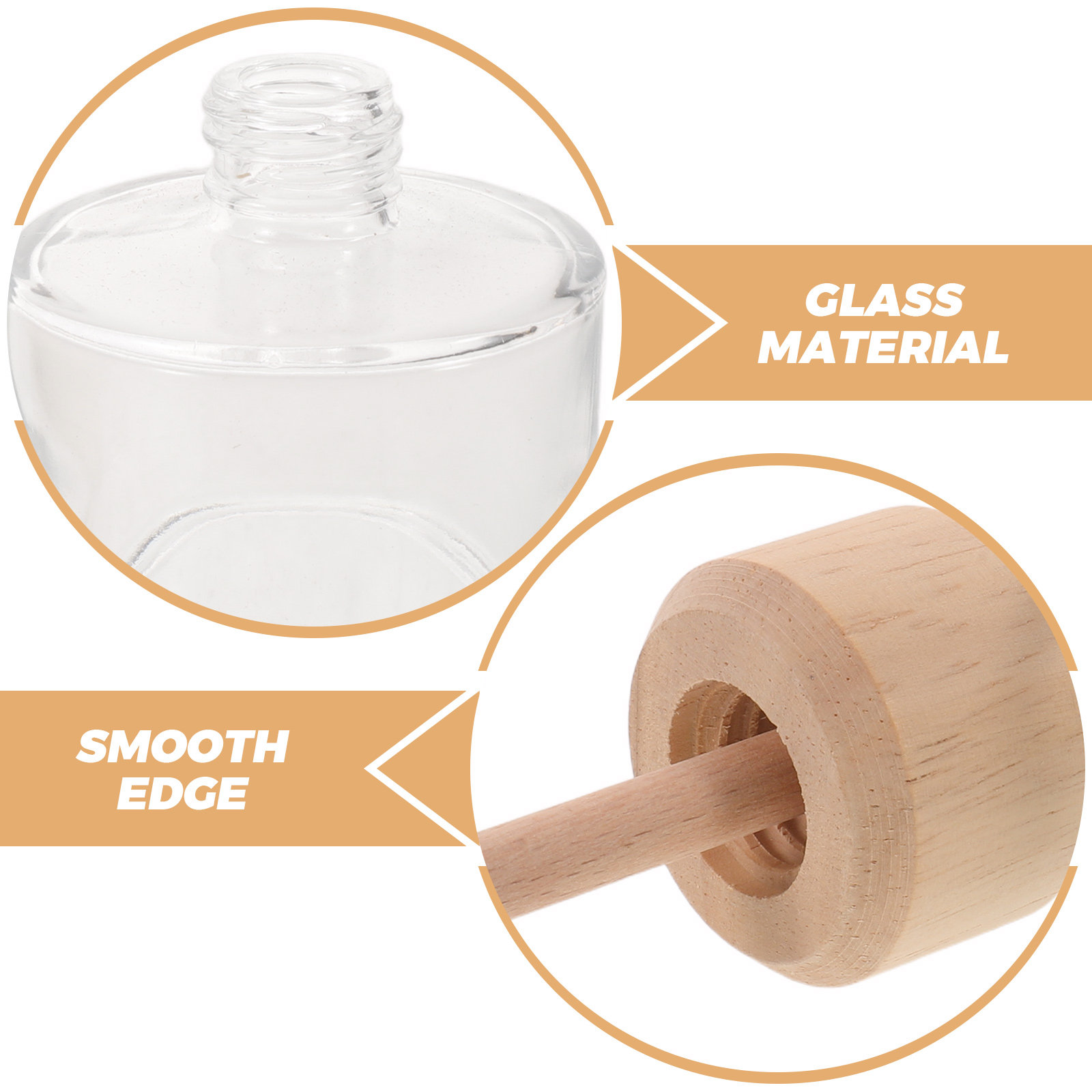 2Pcs Clear Glass Reed Diffuser - đánh giá và giá Home Fragrances